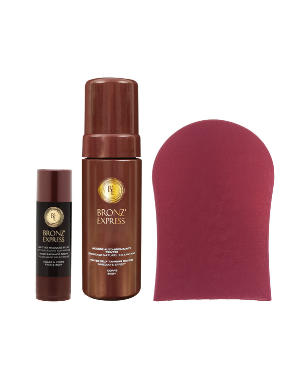 COMBO AUTOBRONCEADOR EN GOTAS + AUTOBRONCEADOR EN ESPUMA + GUANTE